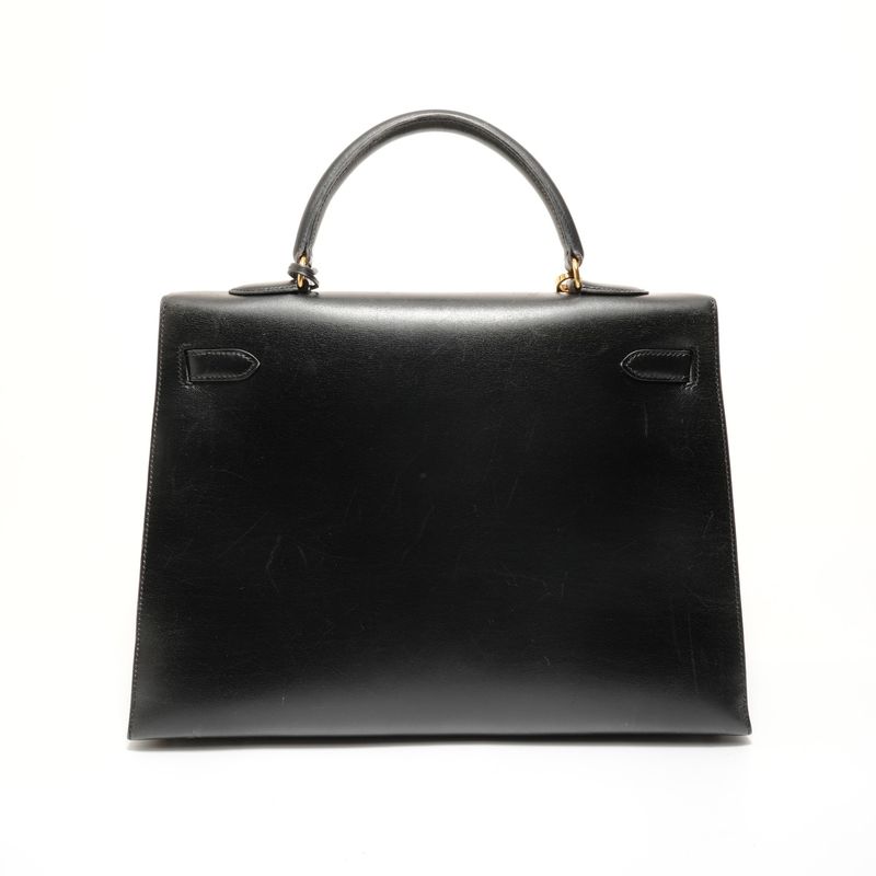 Hermes Handbag Kelly 35 Box Calf