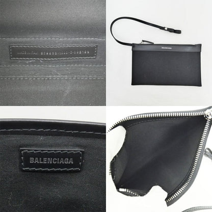 Balenciaga Navy Cabas S Canvas Black Tote Hand