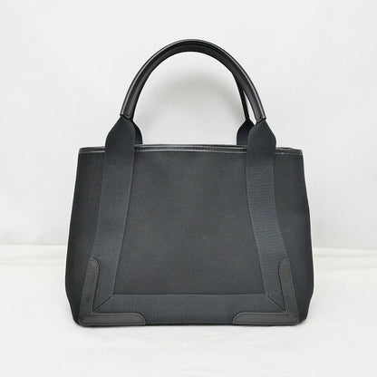 Balenciaga Navy Cabas S Canvas Black Tote Hand