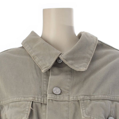 Balenciaga Cotton Denim Jacket Gray 38
