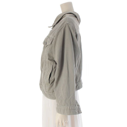Balenciaga Cotton Denim Jacket Gray 38