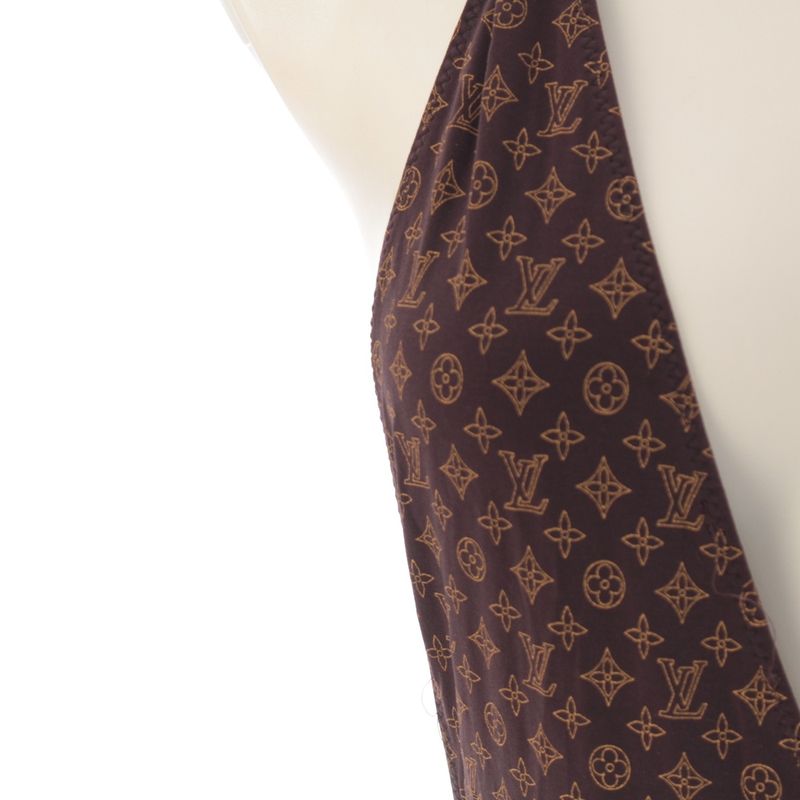 Louis Vuitton Monogram Swimwear Swimsuit Brown 34