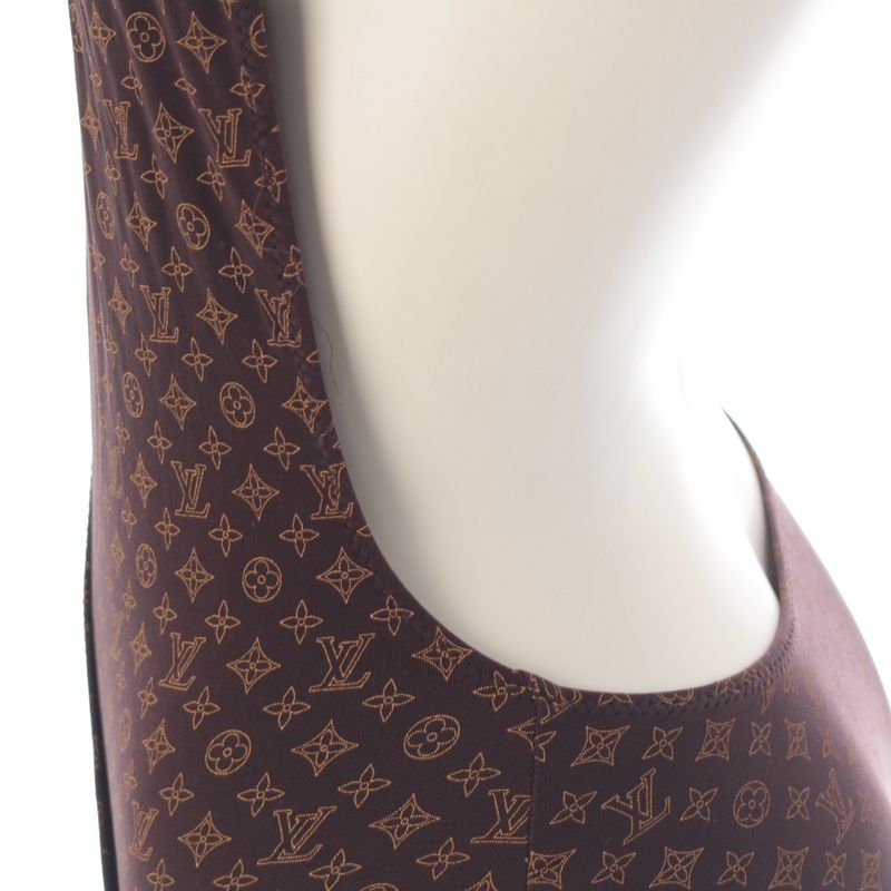 Louis Vuitton Monogram Swimwear Swimsuit Brown 34