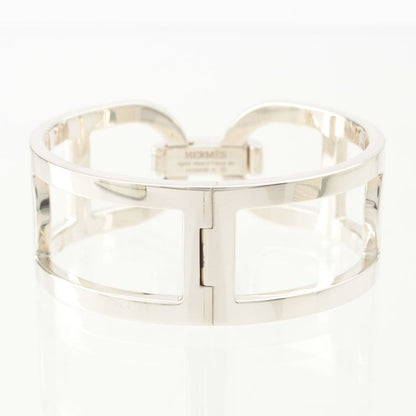 Hermes 925 Chaine D'ancre Bangle Bracelet Silver