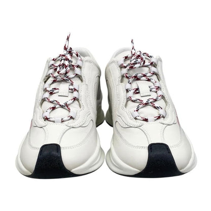 Gucci Sneakers Gglogo 34.5 Leather White Pink Green