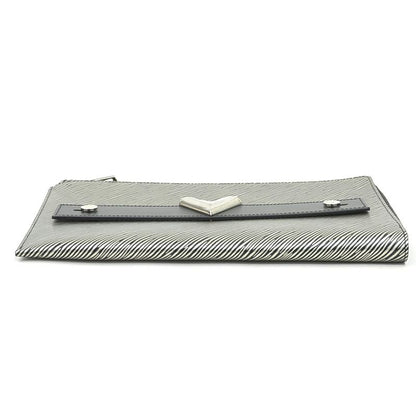 Louis Vuitton Clutch Epi Platine Pochette Plat