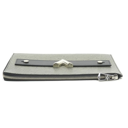 Louis Vuitton Clutch Epi Platine Pochette Plat