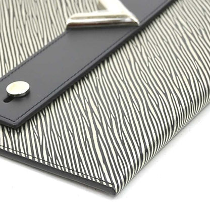 Louis Vuitton Clutch Epi Platine Pochette Plat