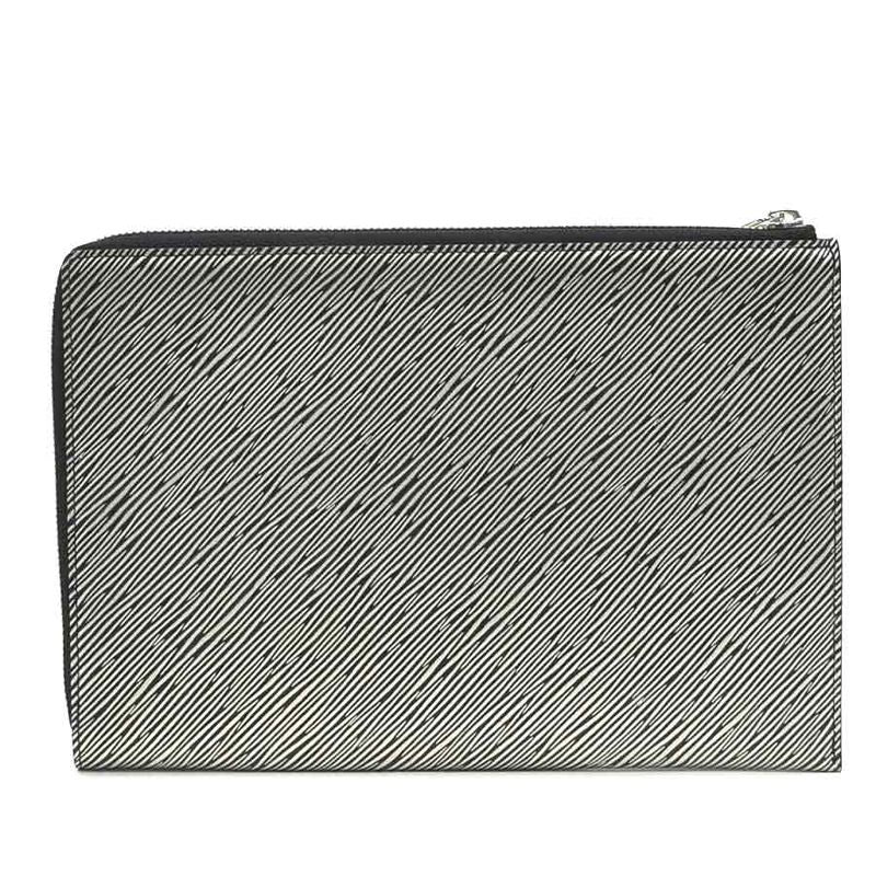 Louis Vuitton Clutch Epi Platine Pochette Plat