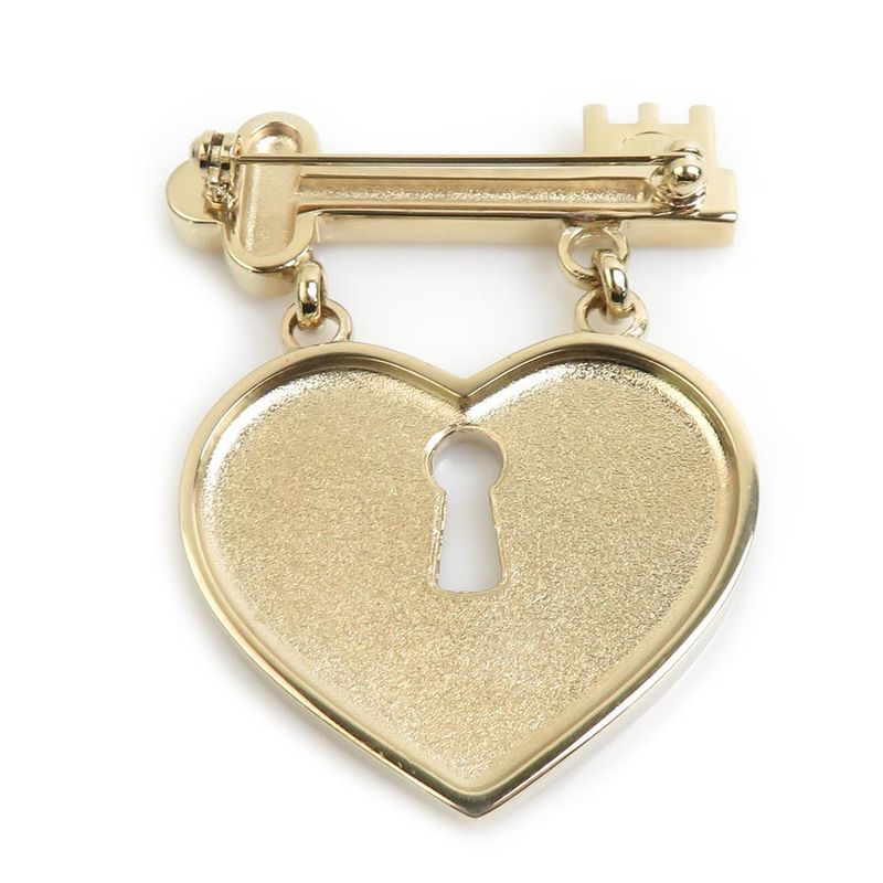 Chanel Brooch Heartlock & Key