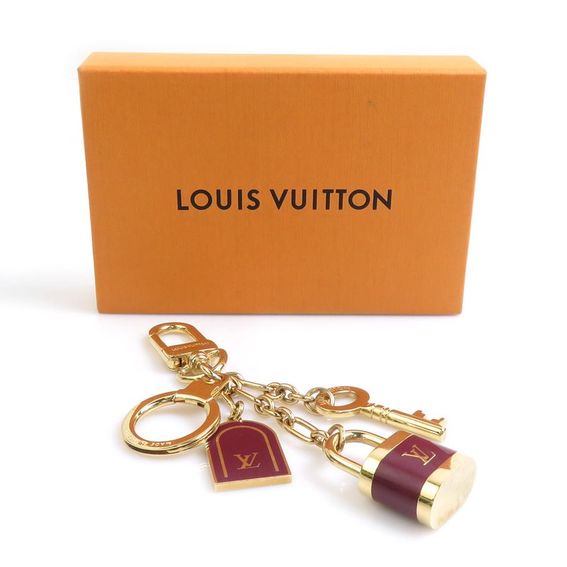 Hermes Key Ring Charm Porte Cles LV Facet