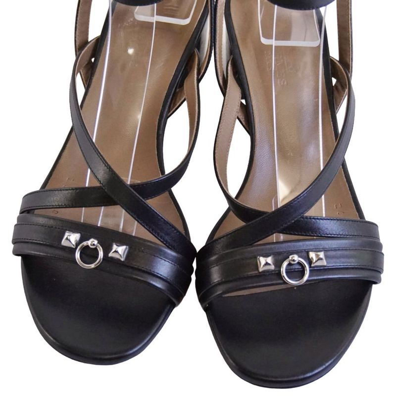 Hermes Sandals Strap Collier de Chien Leather Shoes