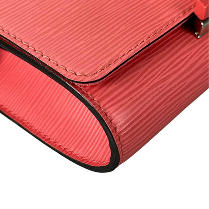 Louis Vuitton Pochette Louise PM Shoulder Bag Epi Leather Pink — view 7