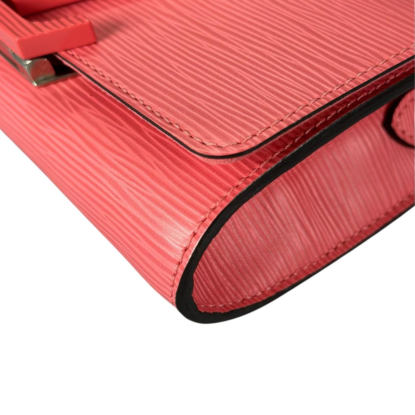 Louis Vuitton Pochette Louise PM Shoulder Bag Epi Leather Pink — view 8
