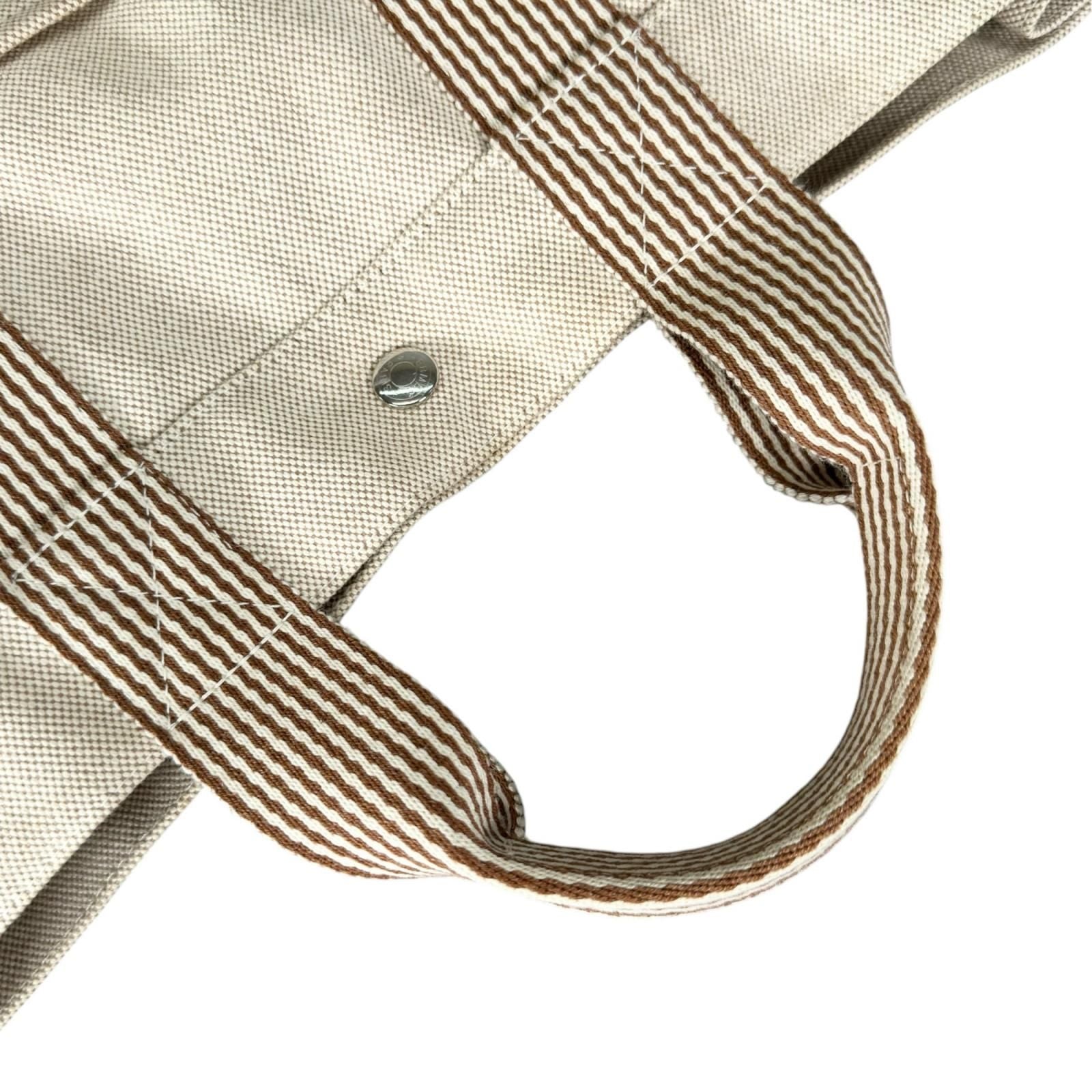 Hermes New Full Toe MM Handbag Cotton Beige — view 6