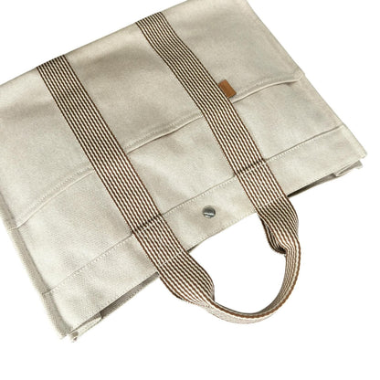 Hermes New Full Toe MM Handbag Cotton Beige — view 5