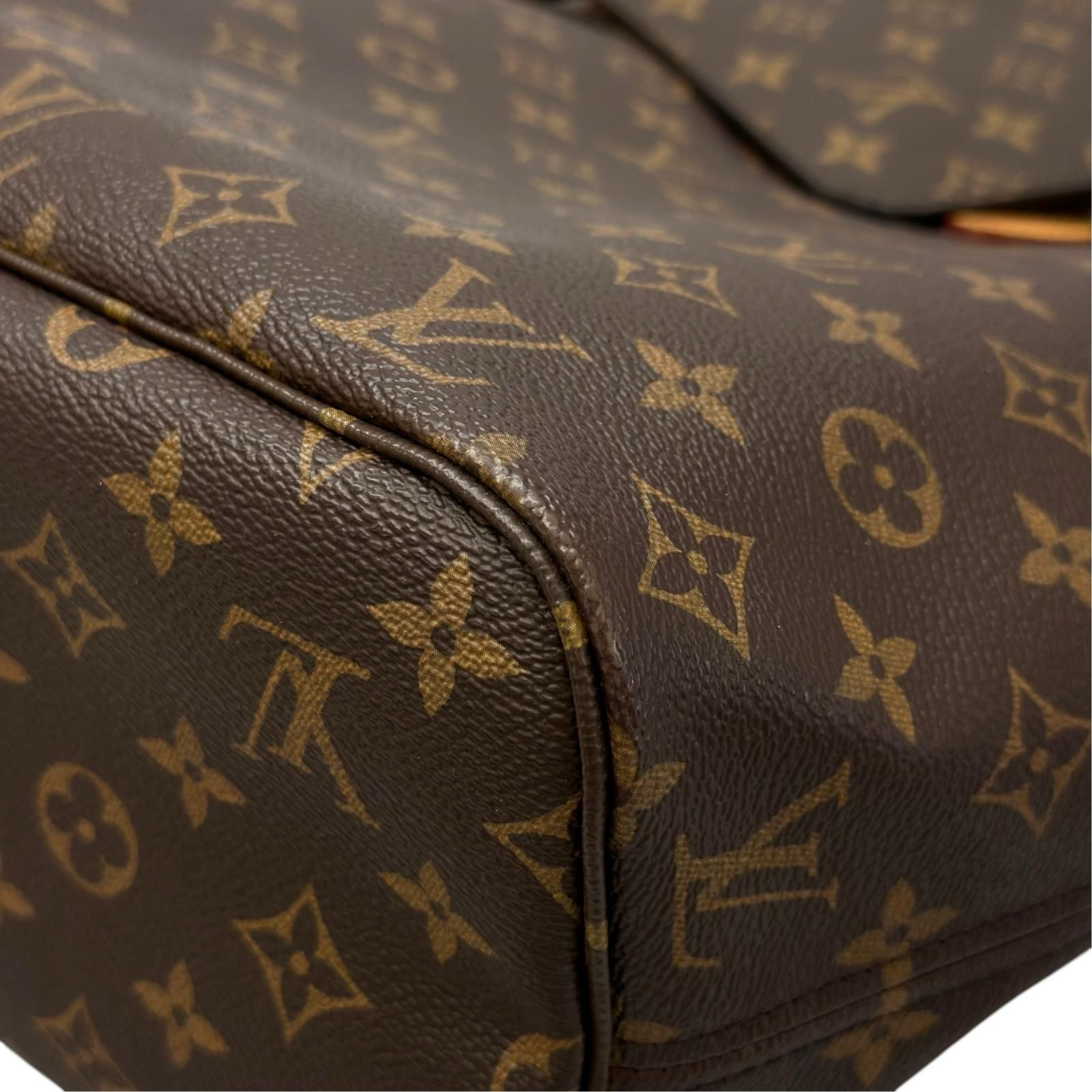 Louis Vuitton Neverfull MM Tote Bag Monogram Canvas Brown — view 8