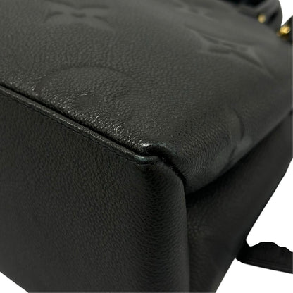 Louis Vuitton Petit Palais PM Handbag Monogram Empreinte Black — view 8