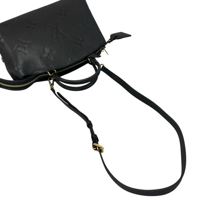 Louis Vuitton Petit Palais PM Handbag Monogram Empreinte Black — view 5