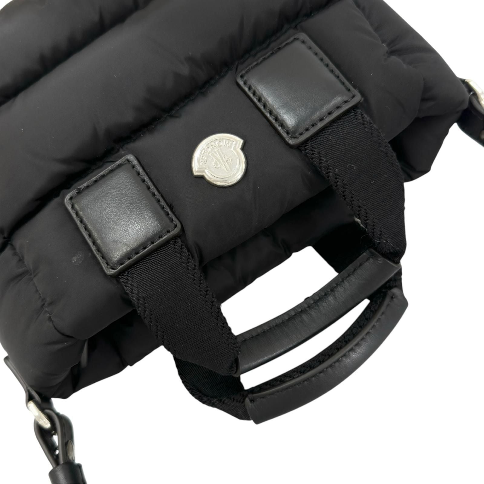 Moncler Charadoc Shoulder Bag Nylon Black — view 6