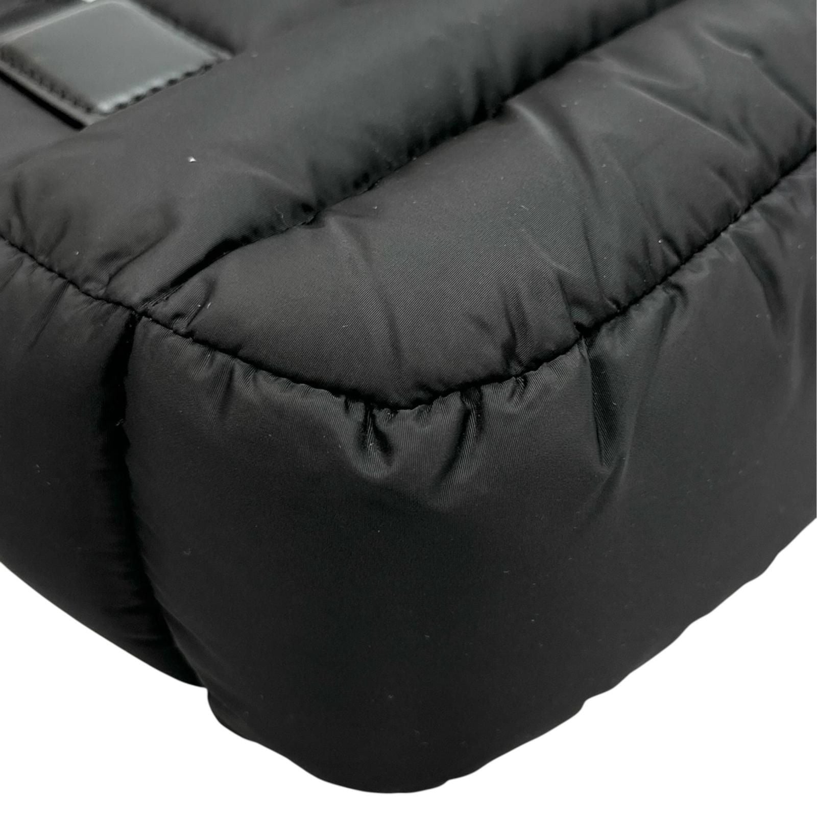 Moncler Charadoc Shoulder Bag Nylon Black — view 7