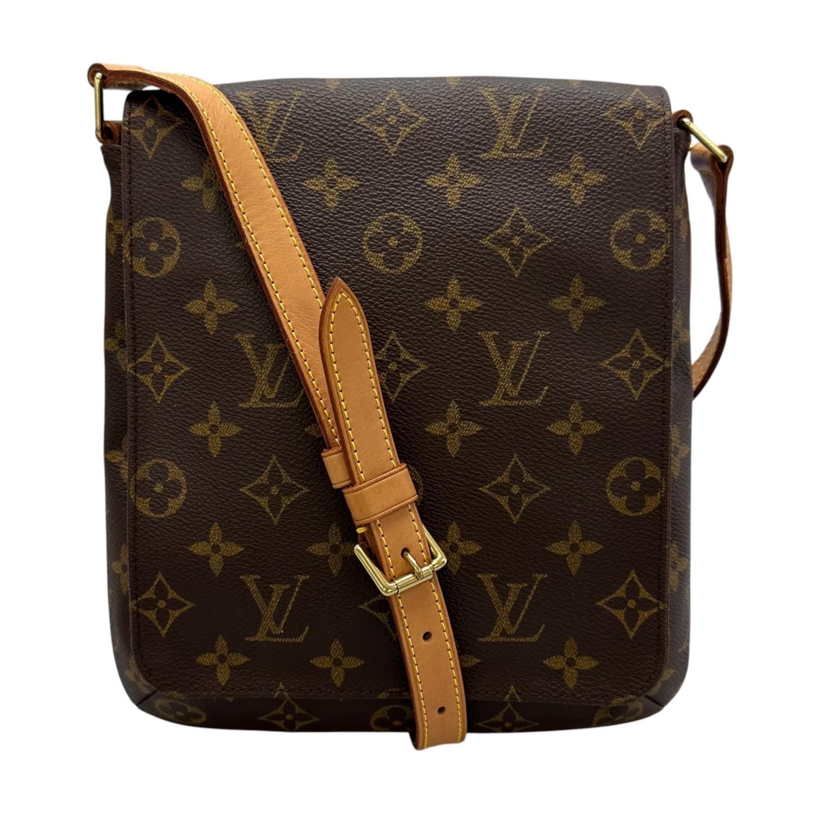 Louis Vuitton Musette Salsa Shoulder Bag Monogram Canvas Brown