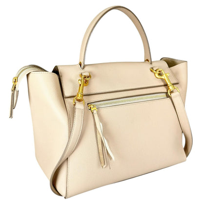 Celine Small Leather Beige Belt Bag — view 3