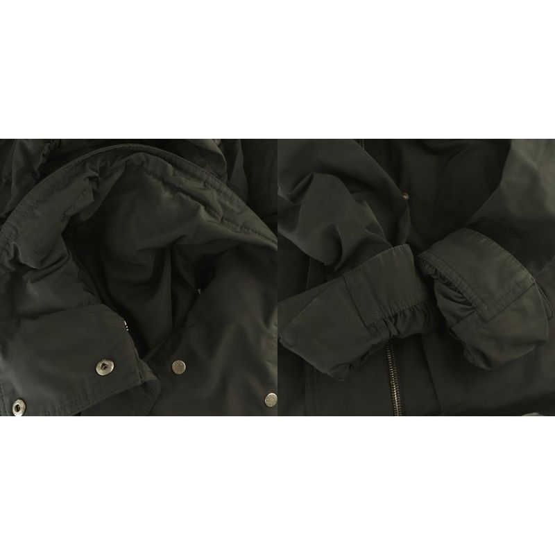 Moncler Kourou Nylon Spring Coat 0 Black SS
