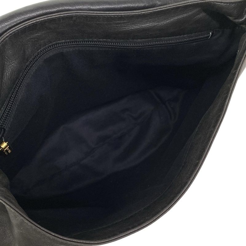 Bottega Veneta Shoulder Bag Intrecciato Black Leather