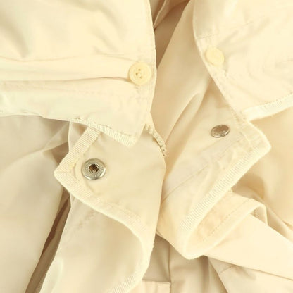 Moncler Anthemis Middle Coat Zip Up One Color Hood 0 Ivory BB