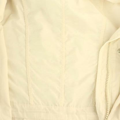 Moncler Anthemis Middle Coat Zip Up One Color Hood 0 Ivory BB