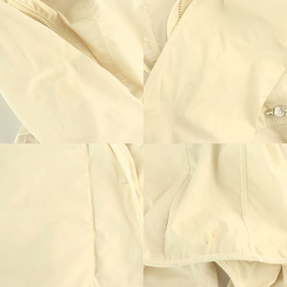 Moncler Anthemis Middle Coat Zip Up One Color Hood 0 Ivory BB