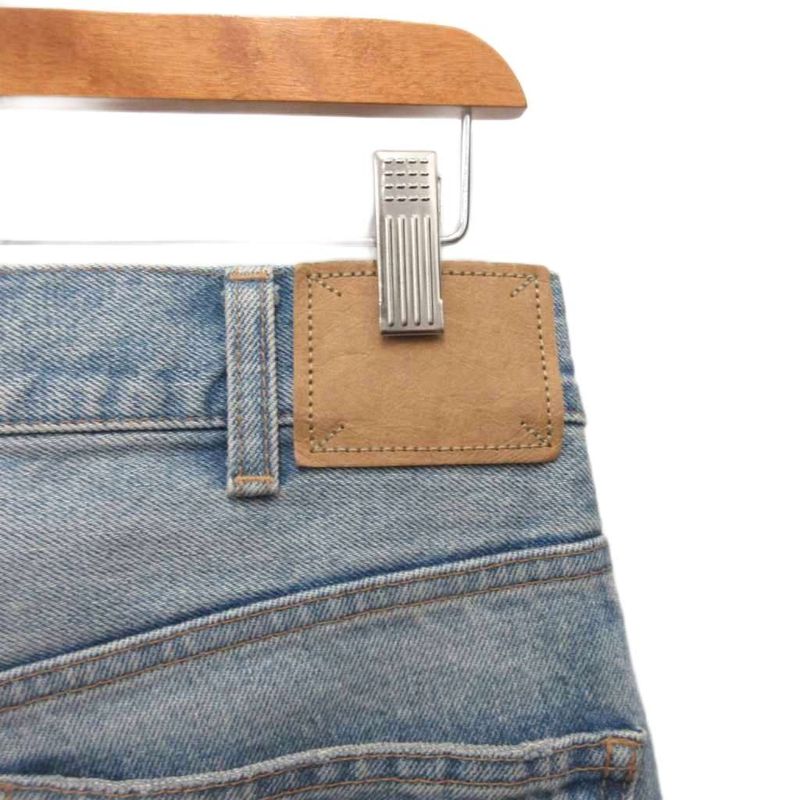 Celine Wesley Destroid Jeans Denim Pants Distressed Button Fly Straight 26