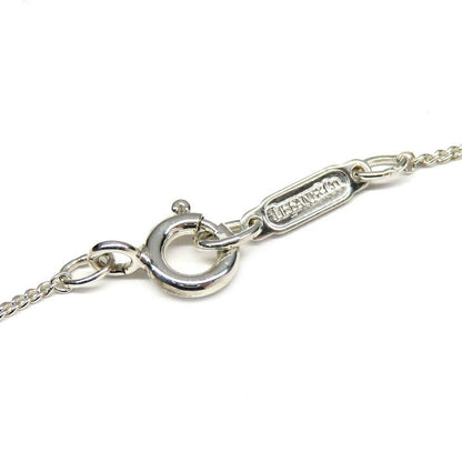 Tiffany & Co Hart Ribbon Necklace 750 Silver Yellow Gold