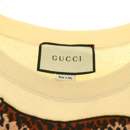 Gucci Sweatshirt Trainer Animal Patch Natural M Ivory SS