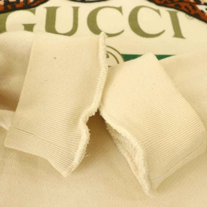 Gucci Sweatshirt Trainer Animal Patch Natural M Ivory SS