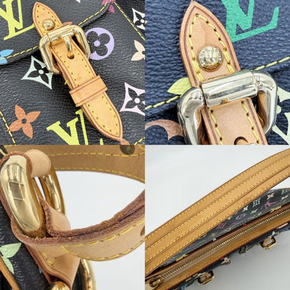 Louis Vuitton Shoulder Bag Lodge PM Black Monogram Multicolor Noir Gold
