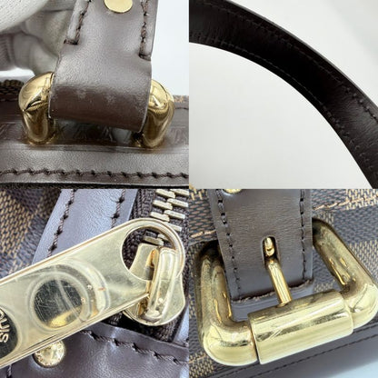 Louis Vuitton Handbag Knightsbridge Damier Canvas Brown Gold