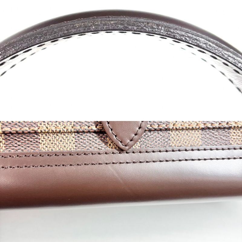 Louis Vuitton Handbag Knightsbridge Damier Canvas Brown Gold