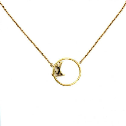 Louis Vuitton Necklace Collier LV Eclipse Pendant with Adjustable Star Gold