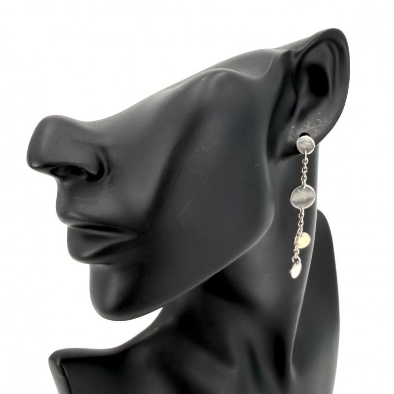 Hermes Earrings Series Confetti 18k PG 925 Sterling Silver 18k Pink Gold