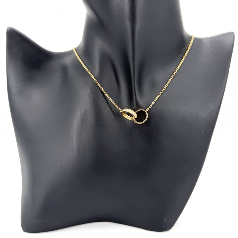 Cartier Necklace Baby Love 18k YG Screw 18k Yellow Gold Diamond