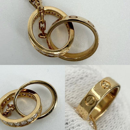Cartier Necklace Baby Love 18k YG Screw 18k Yellow Gold Diamond