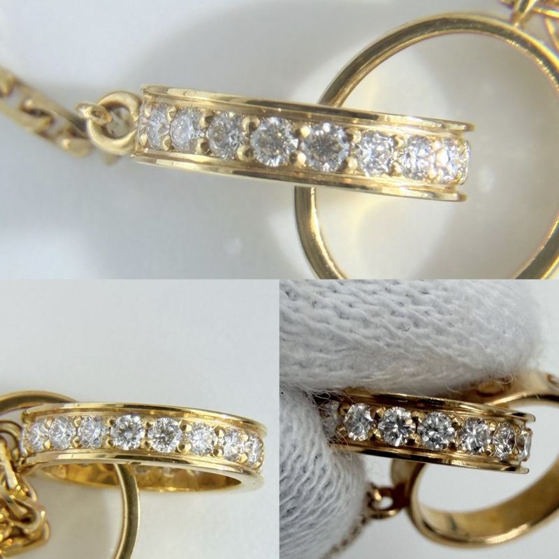 Cartier Necklace Baby Love 18k YG Screw 18k Yellow Gold Diamond