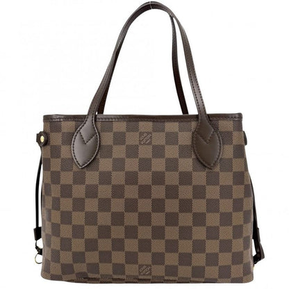 Louis Vuitton Tote Shoulder Damier Neverfull PM Handbag Commuting to School