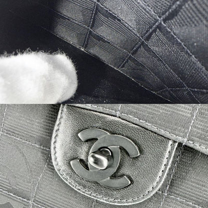 Chanel Shoulder Bag New Travel Line Choco Bar Double Chain Crossbody CC Logo