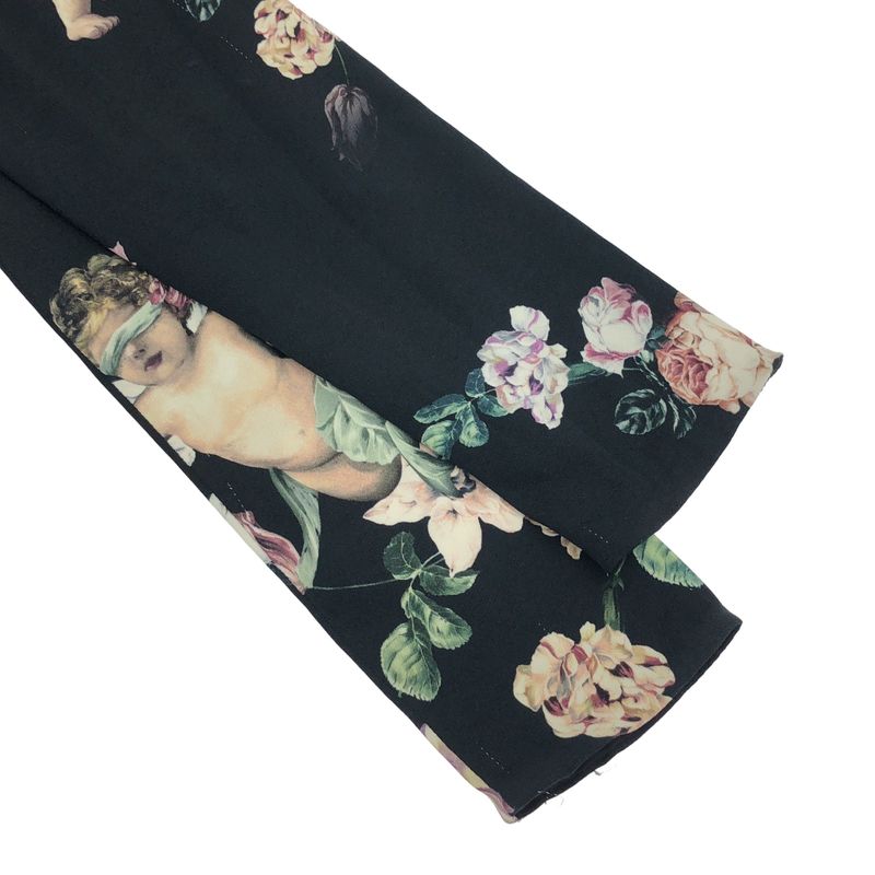 Dolce & Gabbana Angel Rose Rayon Dress Fsrkc Navy 40