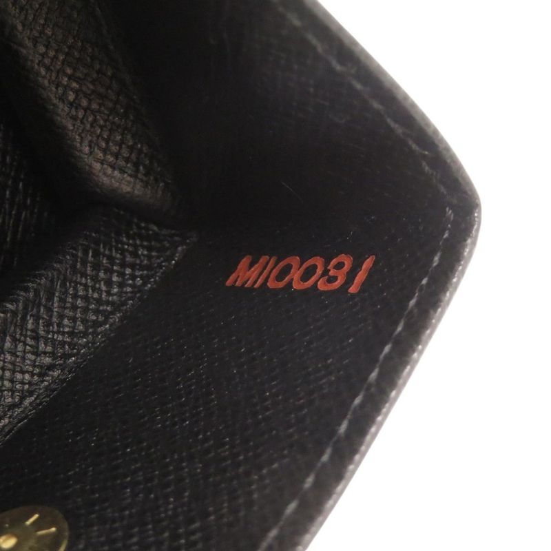 Louis Vuitton Porte-Monnaie Boite Epi Black Coin Case Wallet