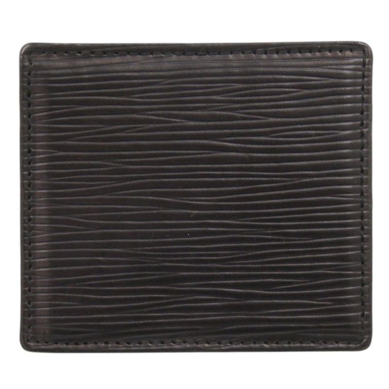 Louis Vuitton Porte-Monnaie Boite Epi Black Coin Case Wallet