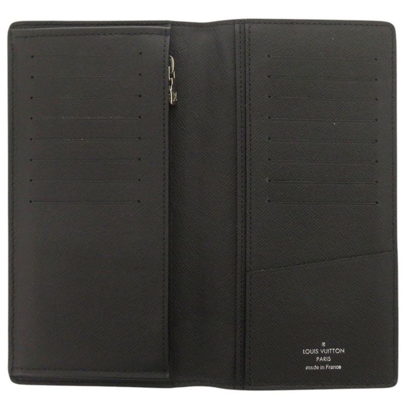 Louis Vuitton Portefeuille Brother Taiga Black Wallet